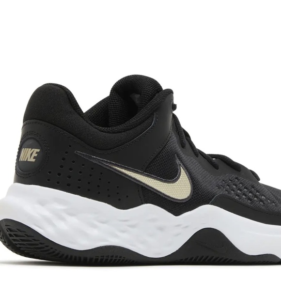 NIKE FLY.BY MID 3 'BLACK METALLIC GOLD STAR SNEAKERS - Picture 1 of 16